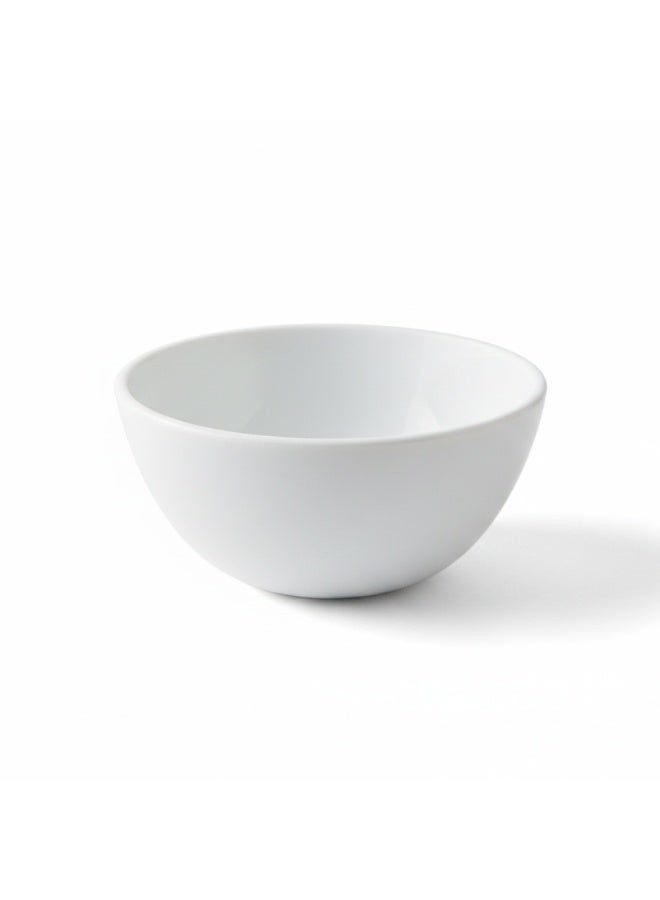 Luminarc White Ceramic Bowl  – 9.5cm Small Serving Bowls, Durable Microwave & Dishwasher Safe Soup Dessert Snack Bowls - Image 1
